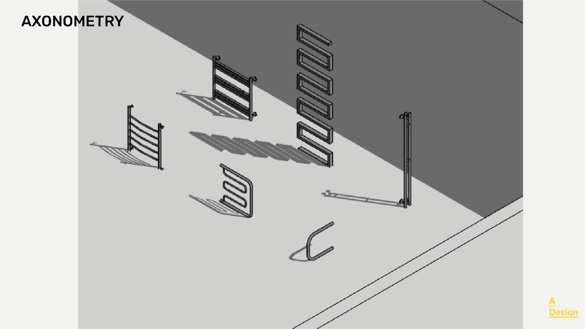 3D Towel Warmers Pack Of Revit Families TurboSquid 2017239