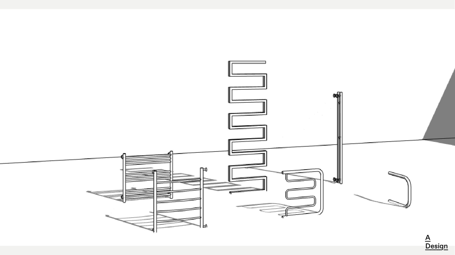 3D Towel Warmers Pack Of Revit Families TurboSquid 2017239