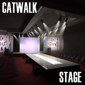3dsmax catwalk stage