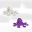 3D octopus soft print