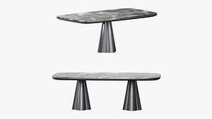 3D model GEO rectangular tables