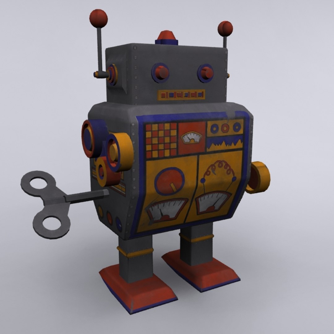 Toy Robot 3D Model - TurboSquid 1242042