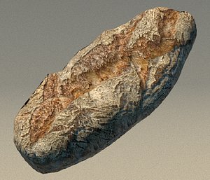 bread food 3D model