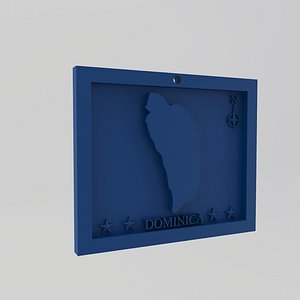 Dominica Map Print