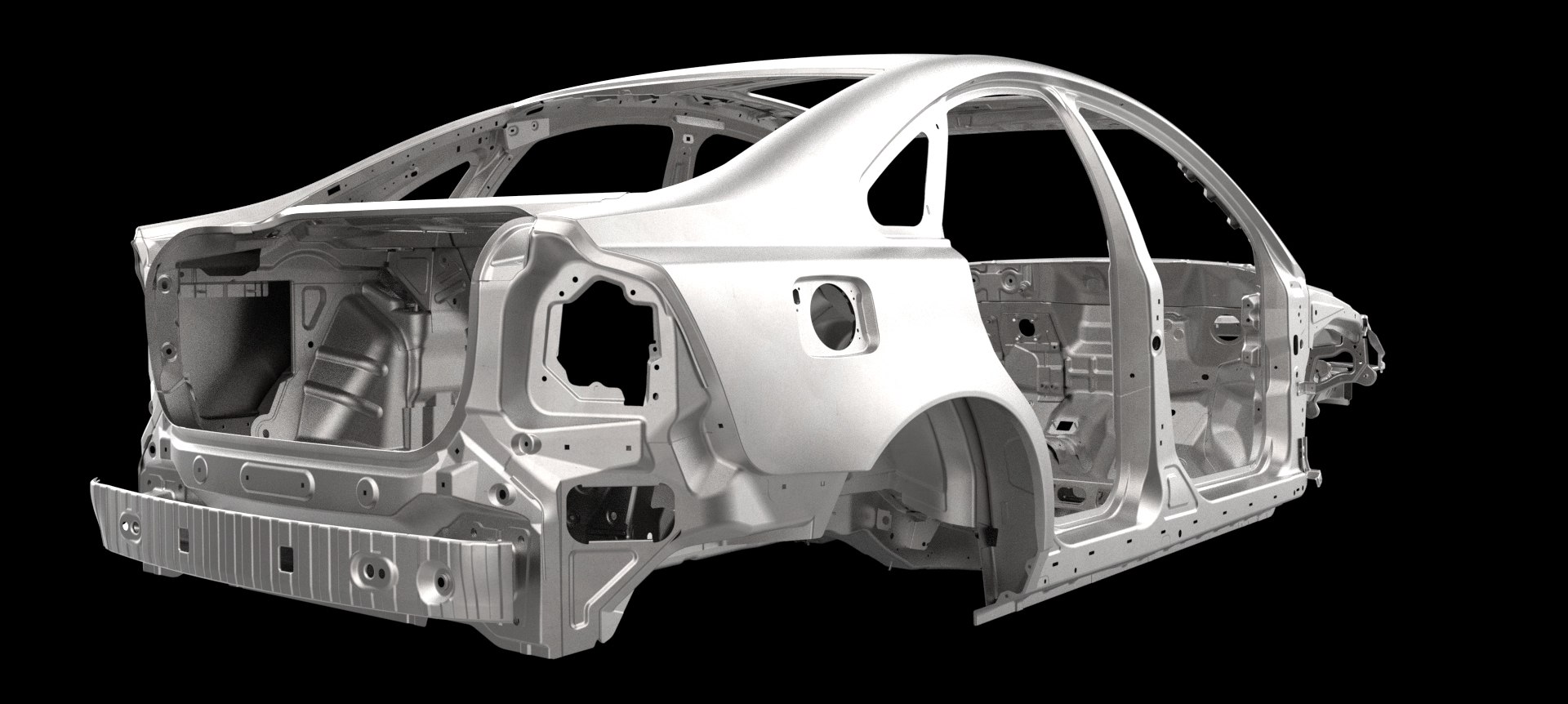 3D SACN MODEL Volvo S6 Frame and Chassis 3D model - TurboSquid 2012696