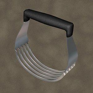 3d model of pastry cutter zipped