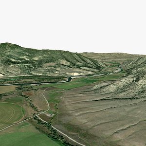 Canyon Mountain Gallatin National Forest State of Montana US 3D model