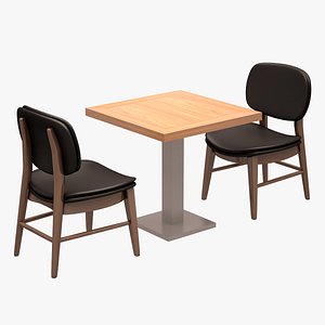 cafe dinner set 3d max