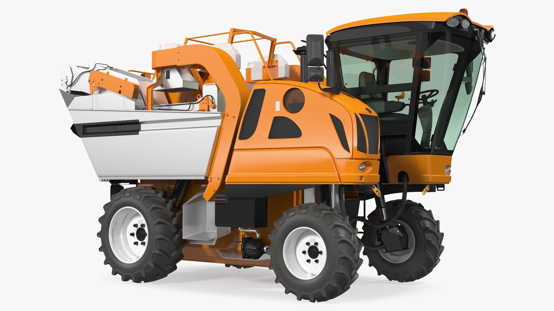 Grape Harvester 3D model preview