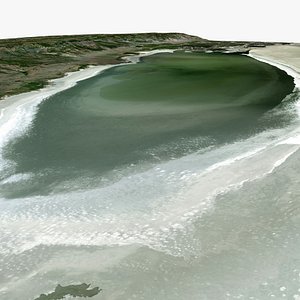 3D model Summer Lake State of Oregon US