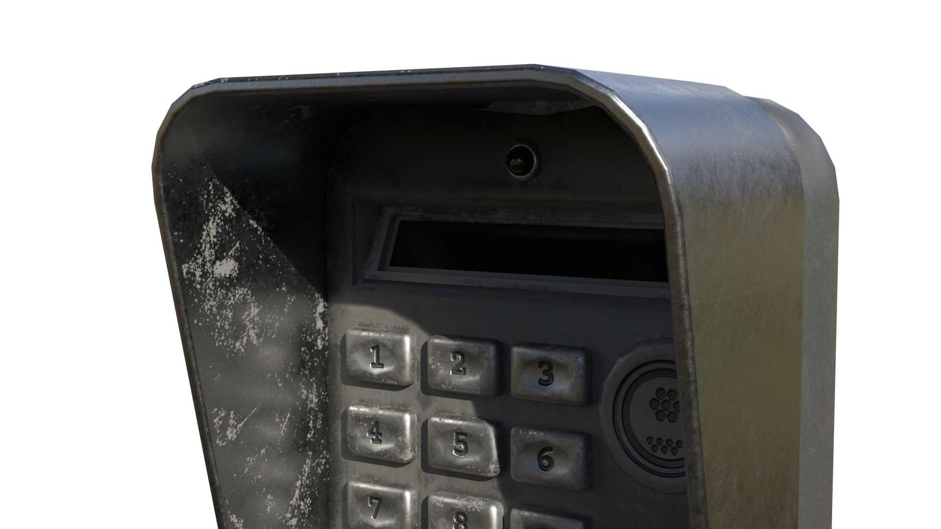 3D Security Keypad Lock Pad Model - TurboSquid 2111310