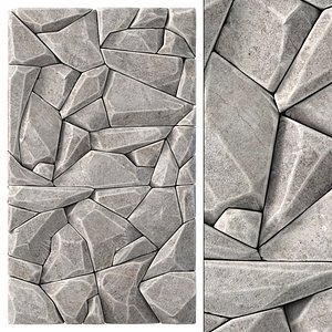 Stone decor n224 3D model