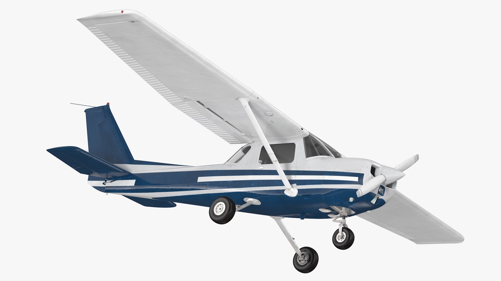 Multipurpose Civil Aircraft Generic Rigged 3D model preview