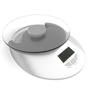 digital kitchen scale 3d obj