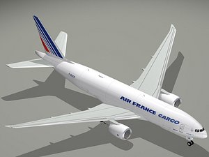 3d b air france cargo model
