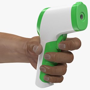 infrared thermometer hand 3D