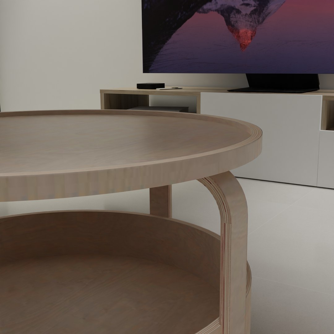 IKEA Original BORGEBY -ボルゲビー- コーヒーテーブル バーチ材突き板