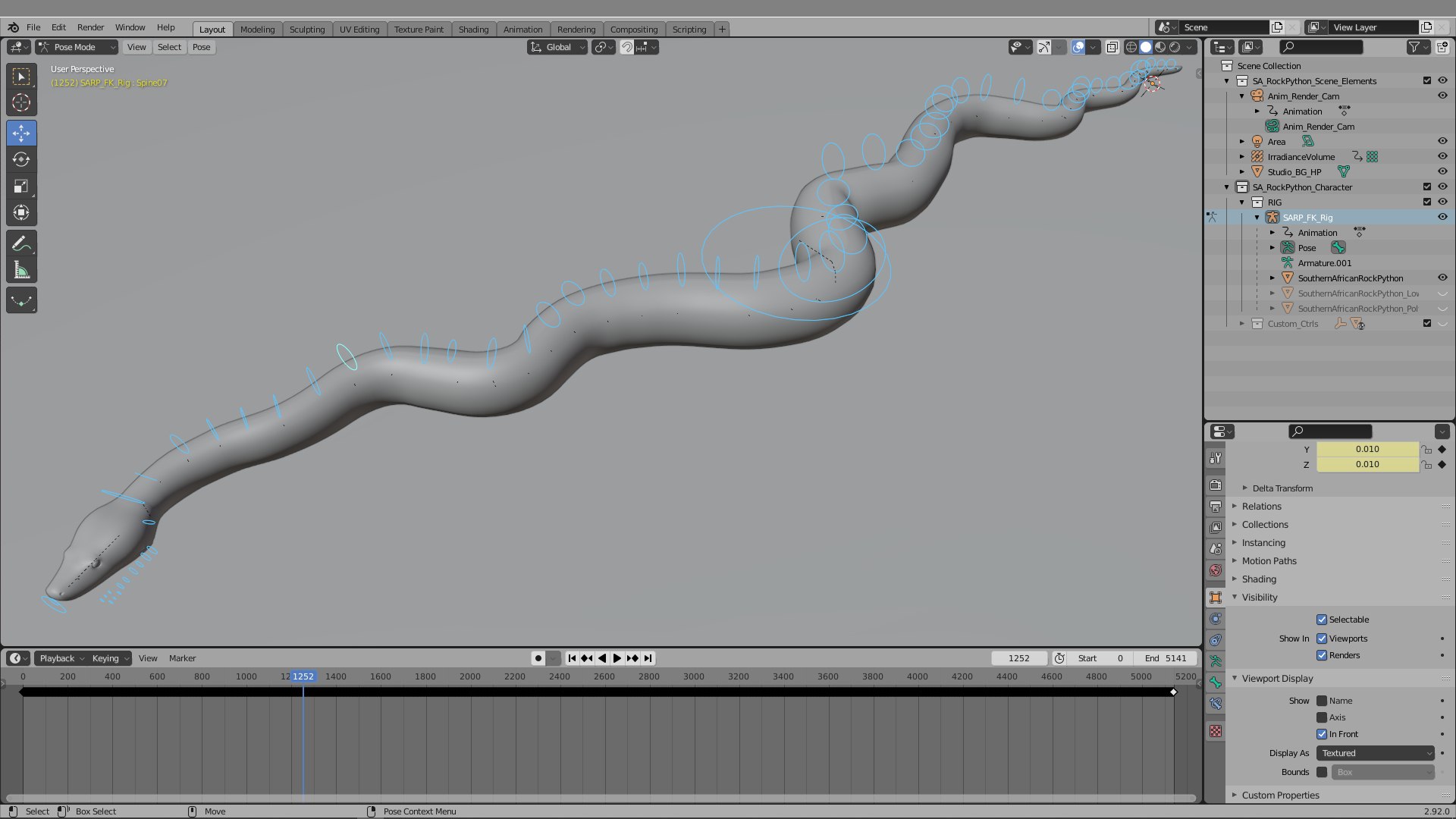 Southern African Rock Python - Rigged 3D - TurboSquid 1842289