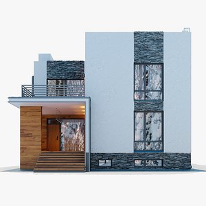 Cottage on three levels with a garage in the basement