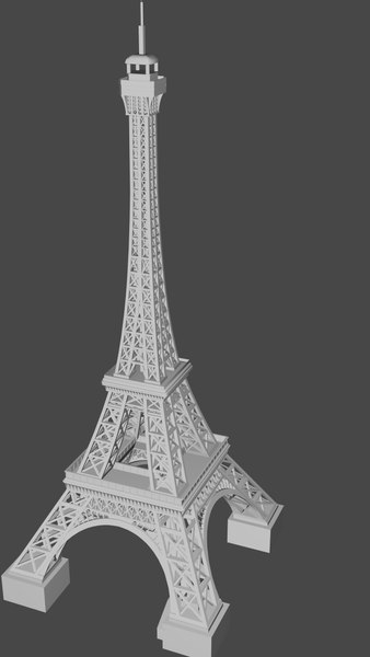 La Tour Eiffel Decor 3D - TurboSquid 2010753