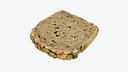 A Slice Of Pumpkin Seed Bread - 3D Scanned