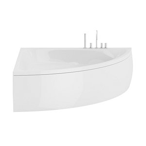 large corner bath 3D model