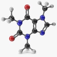 Caffeine Molecular Model