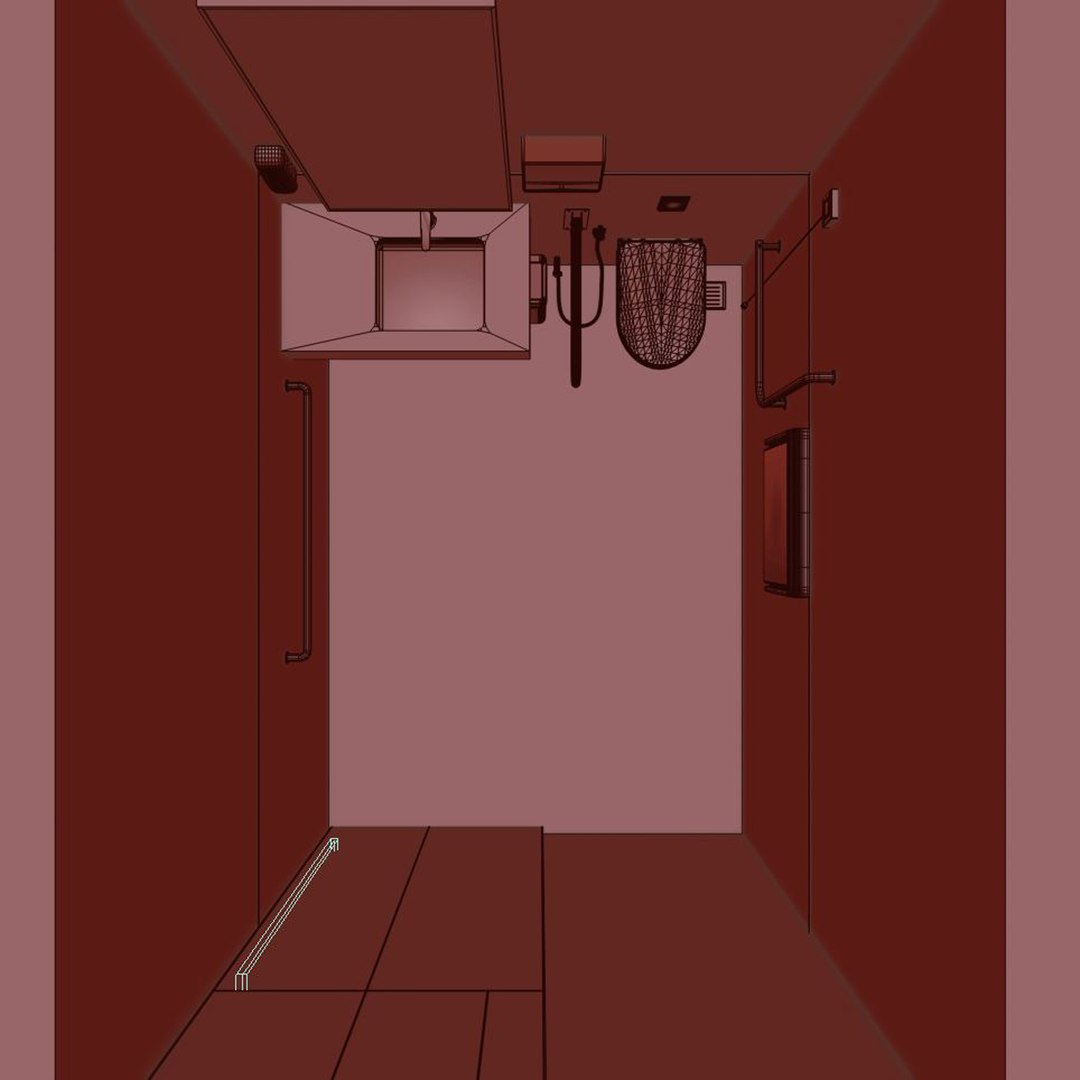 3D Handicap Toilet Model - TurboSquid 2019190