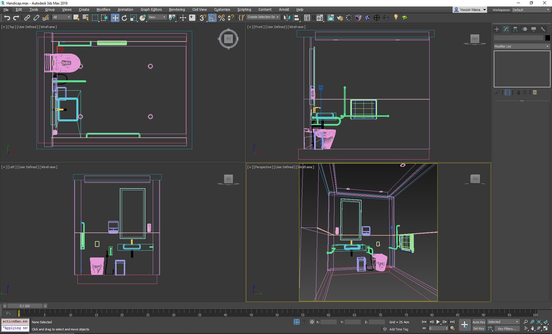 3D Handicap Toilet Model - TurboSquid 2019190