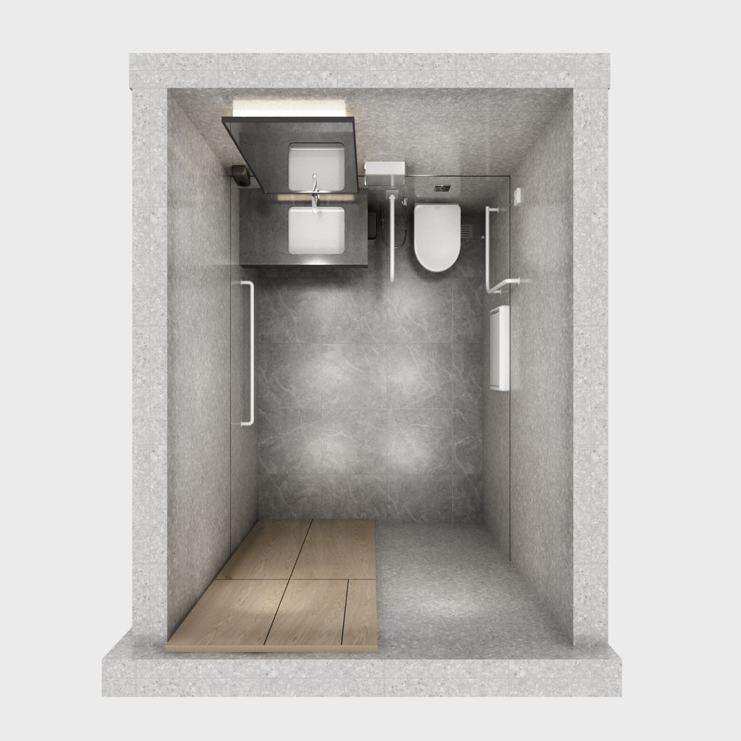 3D Handicap Toilet Model - TurboSquid 2019190