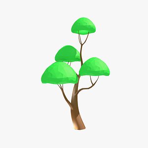 Cartoon Tree 05 3D model