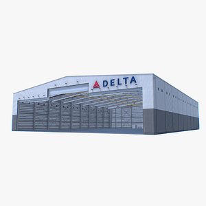 3D model Aircraft Maintenance Hangar