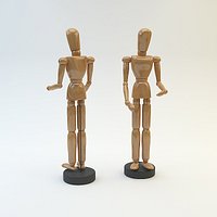 Wooden figure Gestalta