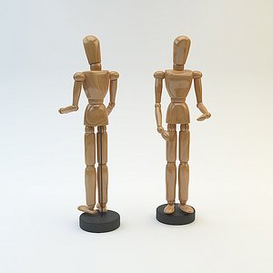Wooden figure Gestalta