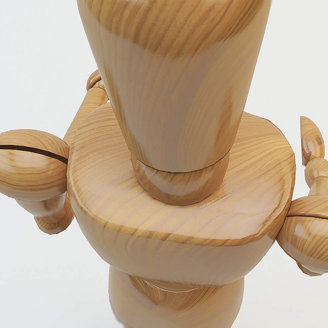 3d Wooden Wood Figure