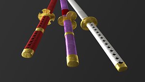 Katana Zoro 3D model