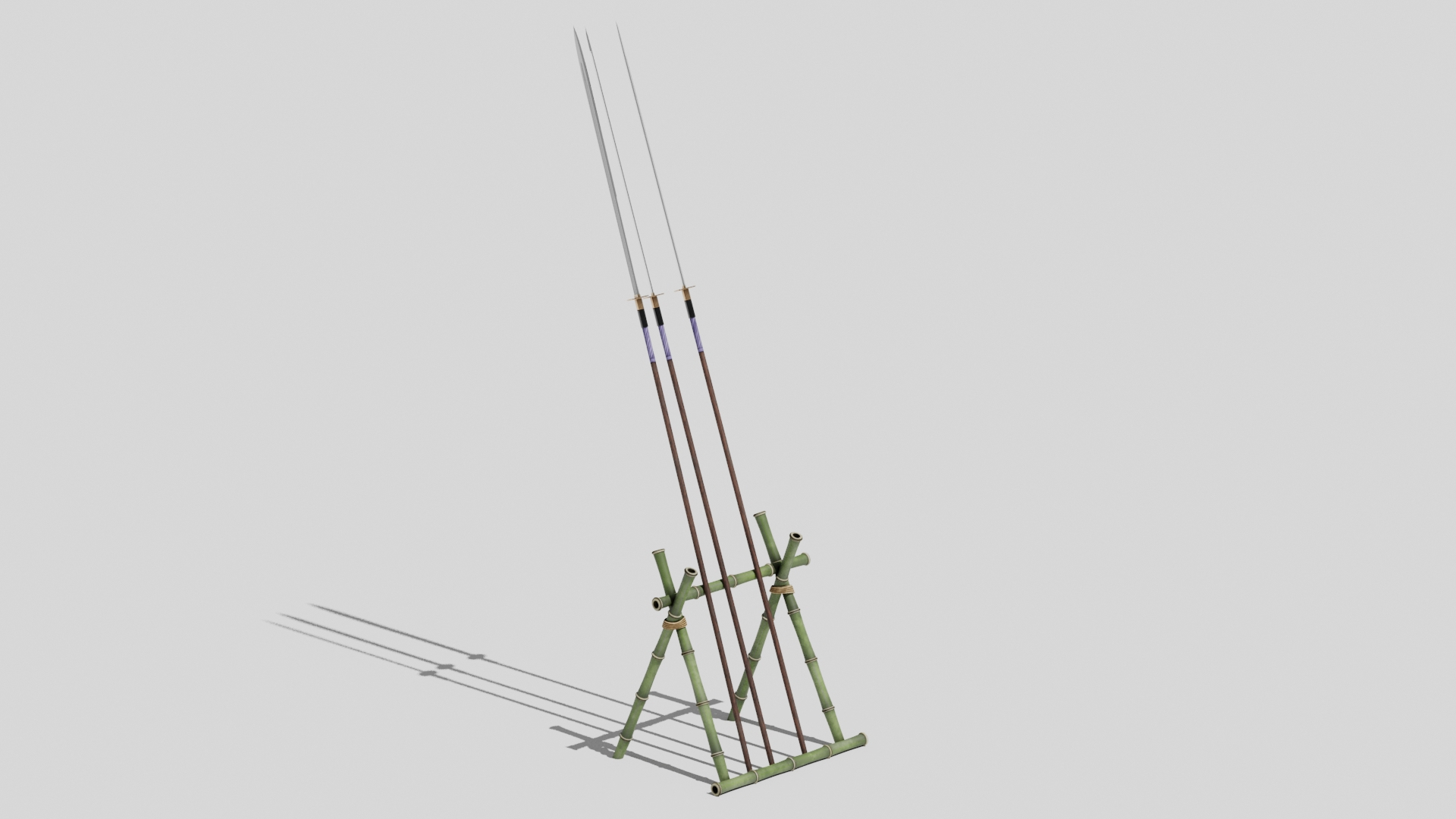 Japanese Furniture Kit Spear With Rack 3D Model TurboSquid 1965469