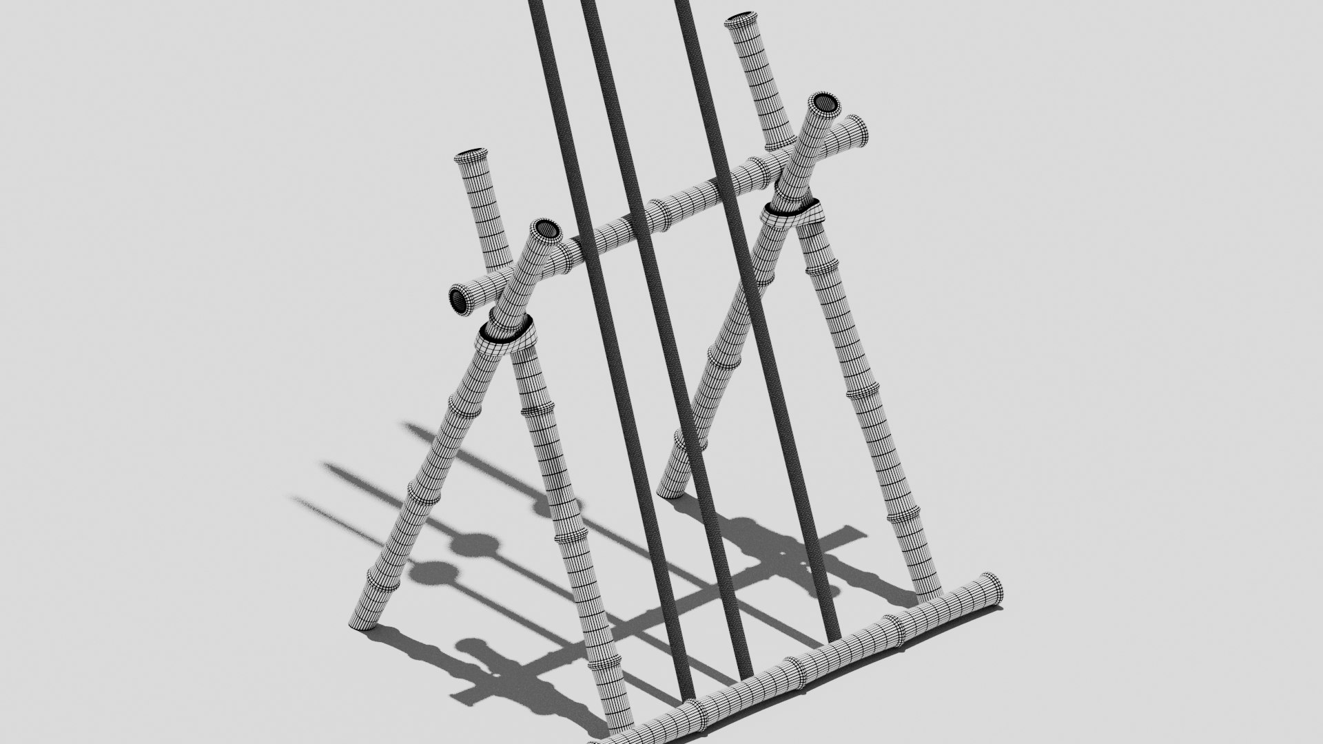 Japanese Furniture Kit - Spear With Rack 3D Model - TurboSquid 1965469