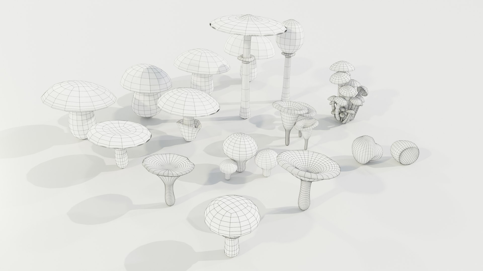 3D model Mushrooms Collection Procedural PBR https://p.turbosquid.com/ts-thumb/0B/XUi8cl/L8/wire_01/jpg/1703668617/1920x1080/fit_q87/644b77d7609066fdbbdecee6294e5e59e6c98fef/wire_01.jpg