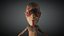Sci-Fi Alien cartoon character 3D model