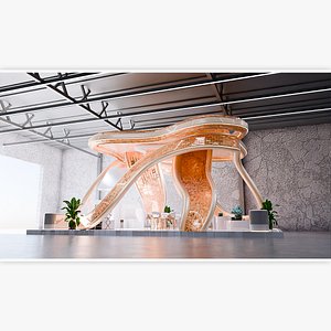 Modern Exhibition Booth High Quality 3D Model Product Displays 3D model