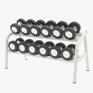 3d model of exercise dumbbell