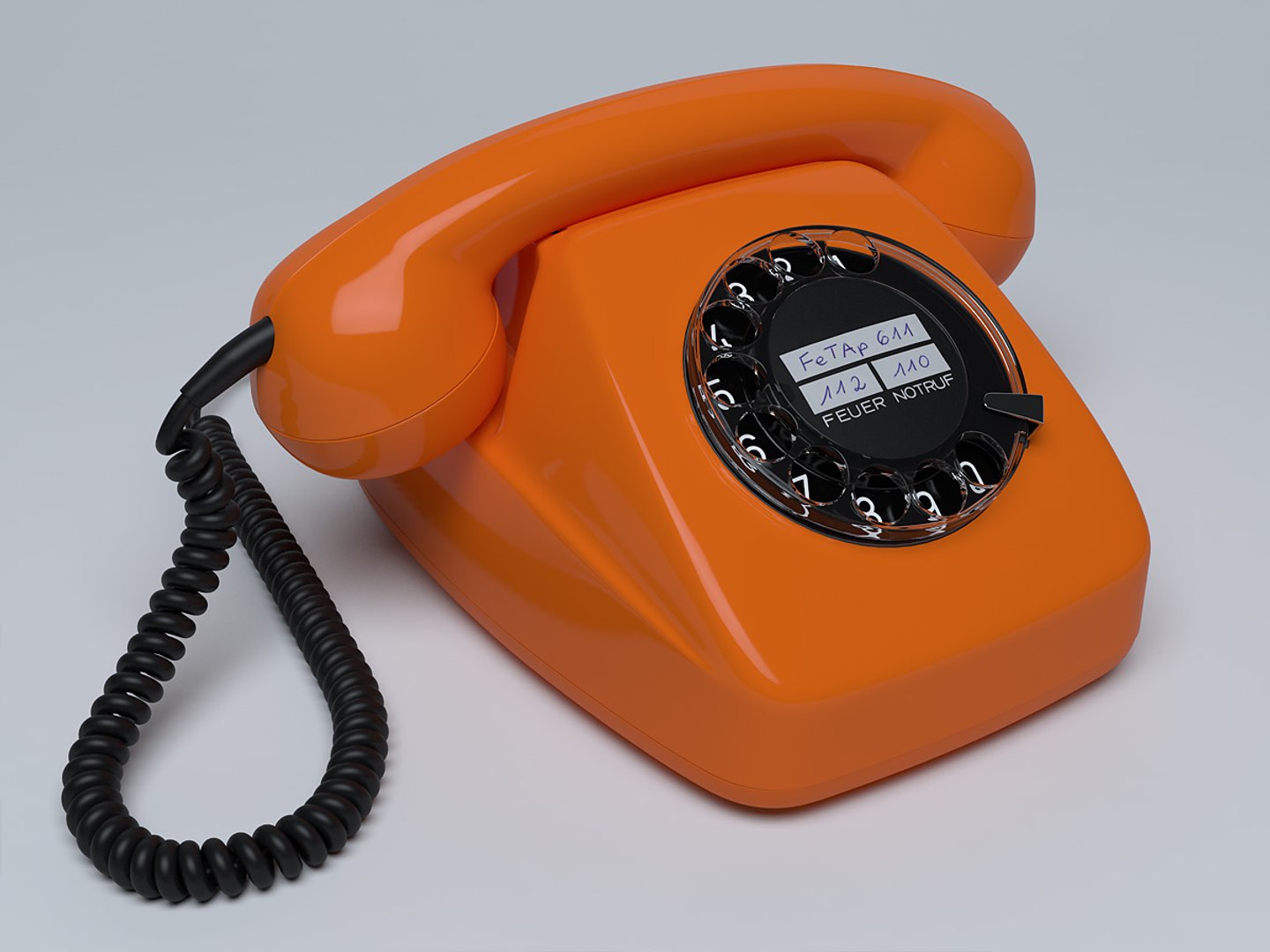 3ds Max Telephone Fetap 611