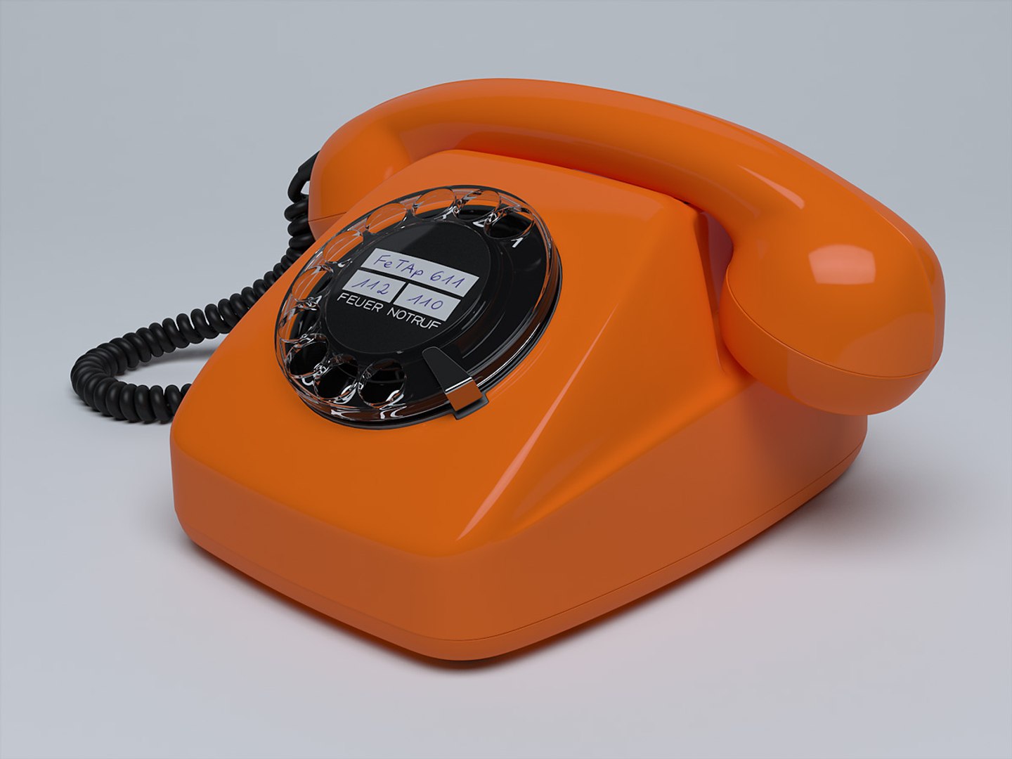 3ds Max Telephone Fetap 611