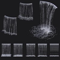 Wall Fountains 8 Big cascade
