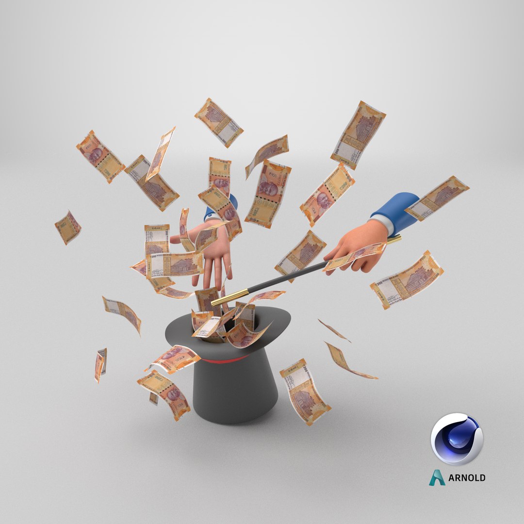 India 200 Rupee Magic Hat Money 3D model https://p.turbosquid.com/ts-thumb/0B/gHlQIF/GU/stemcell_cinema_4d_arnold_render/png/1772554023/1920x1080/fit_q87/b973d69fcdea8c36ca42ea0252f8401f7645d011/stemcell_cinema_4d_arnold_render.jpg
