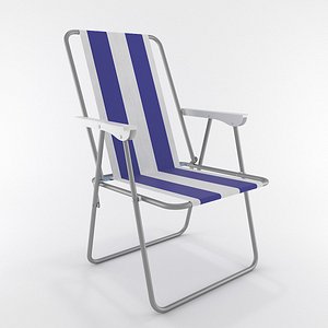 Camping Chair foldable 3D model
