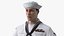 3D model US Navy Sailor A-Pose