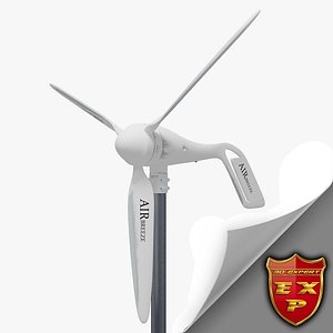 3d model of wind turbine