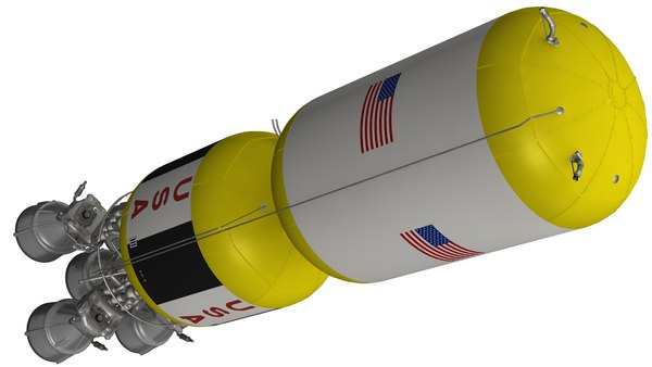 3D saturn v s-ic stage model - TurboSquid 1533854